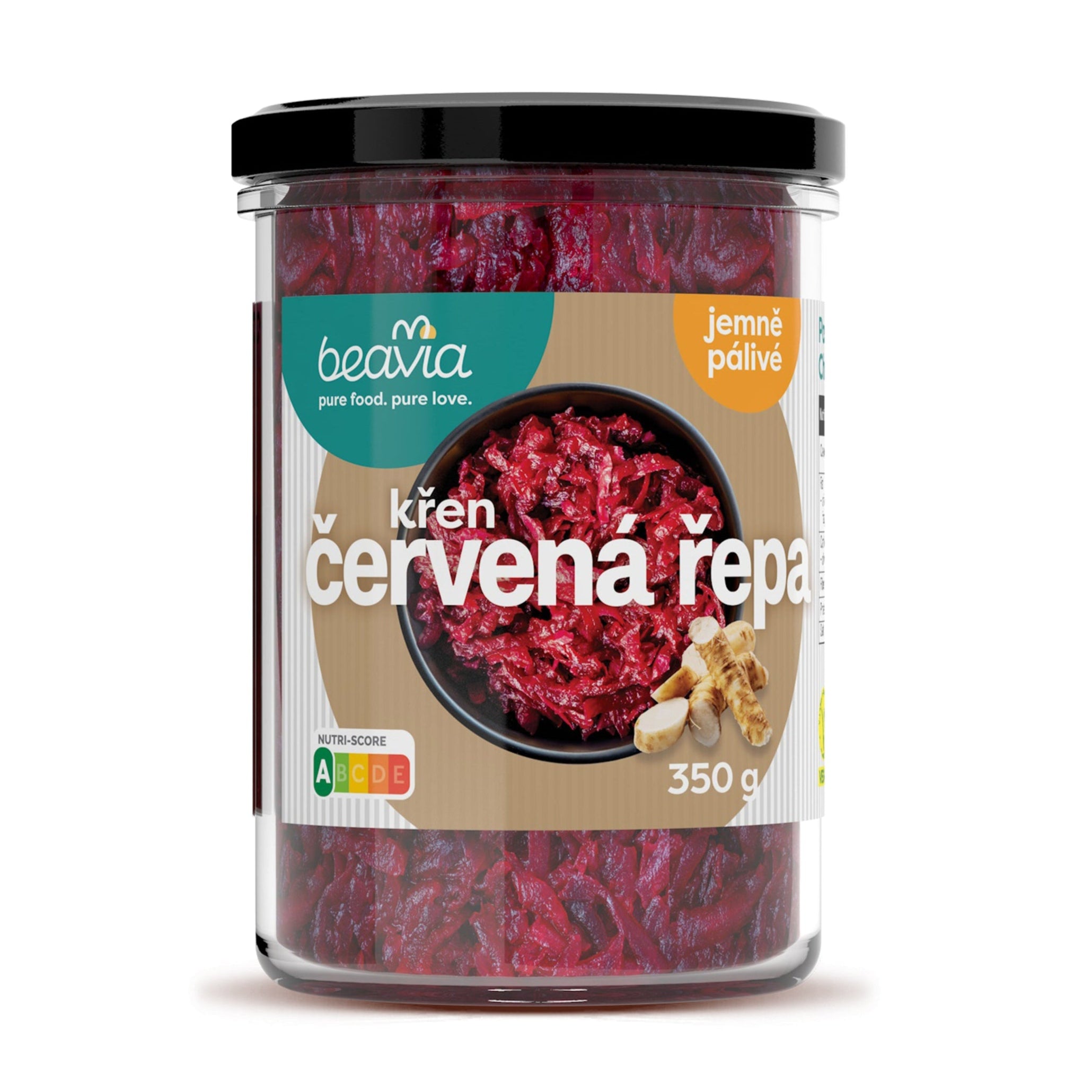 Beavia Řepa červená fermentovaná s křenem pasterovaná (350 g) - na chuť i na vaření Beavia