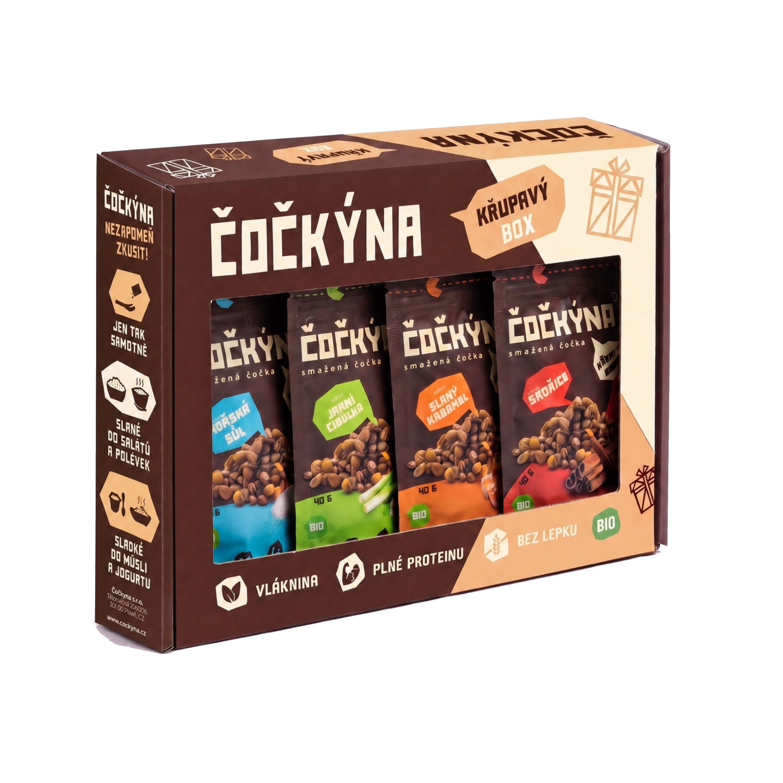 Čočkýna Dárkový box - mořská sůl