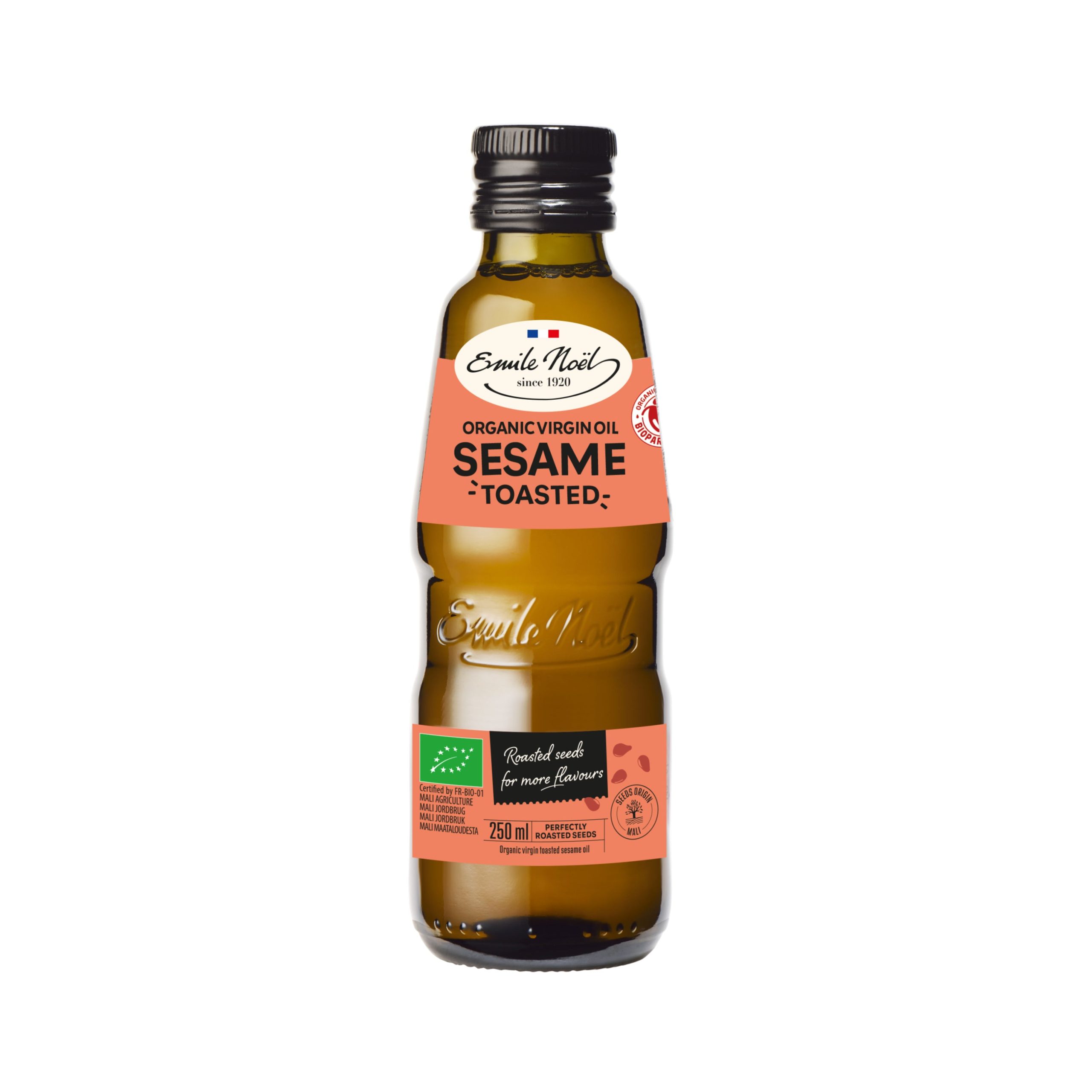 Emile Noël Olej z praženého sezamu BIO (250 ml) - na dochucení asijských jídel ke konci vaření Emile Noël