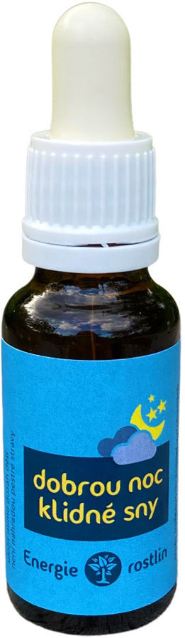 Energie rostlin Bachovy esence - Směs Dobrou noc a klidné sny (20 ml) - na jazyk
