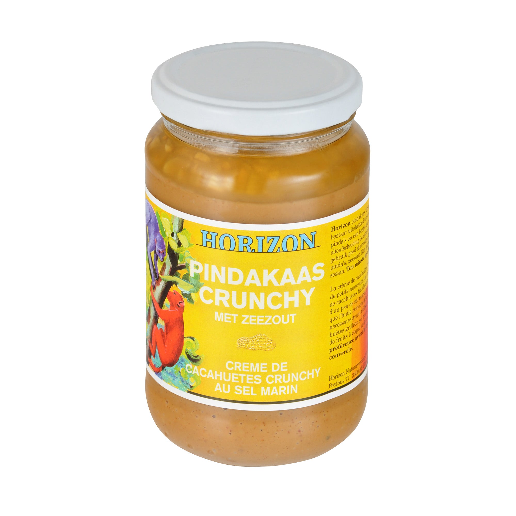 Krém arašídový s kousky 350 g BIO   HORIZON - tužší