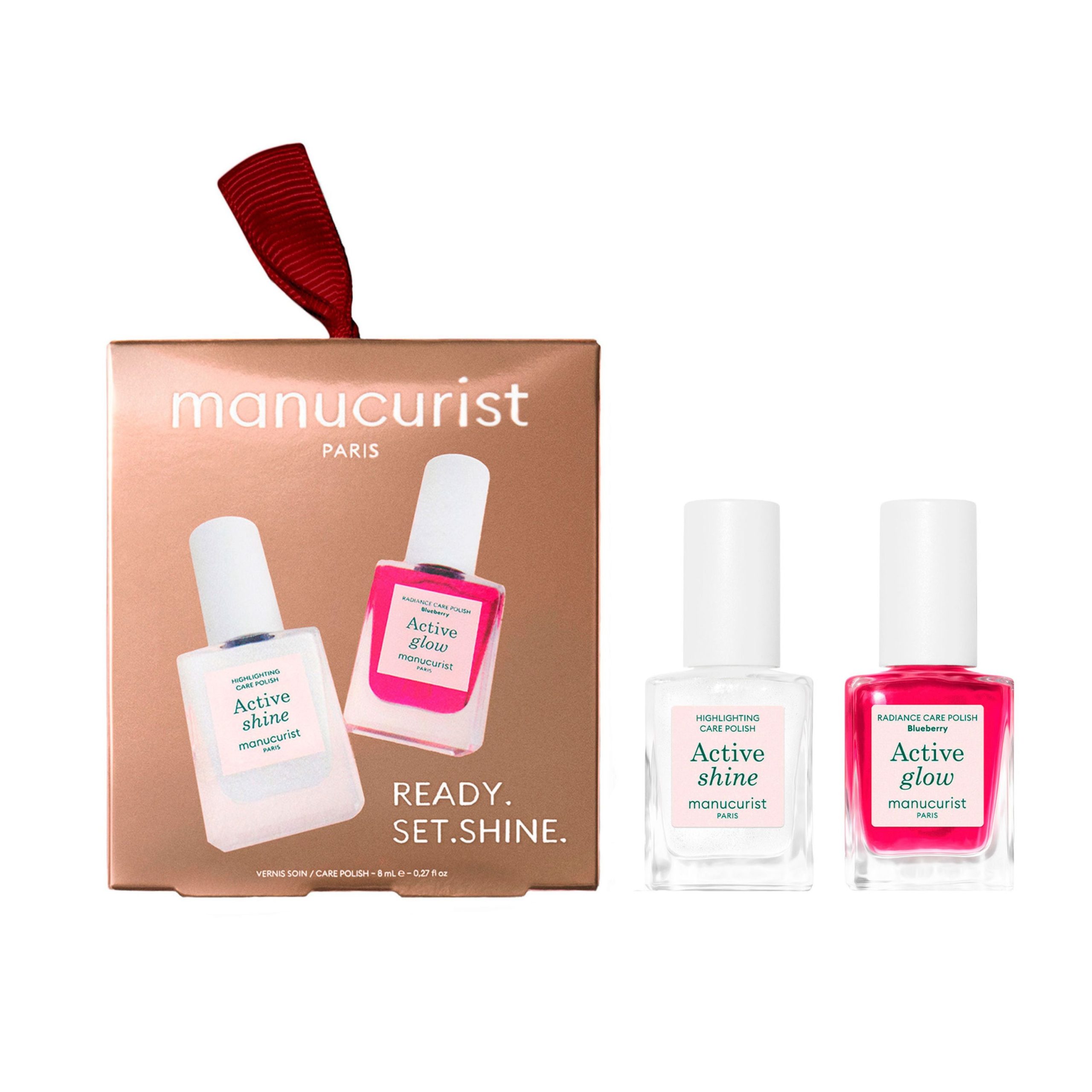 Manucurist Sada mini Active Duo - active shine icy a blueberry v mini verzi MANUCURIST