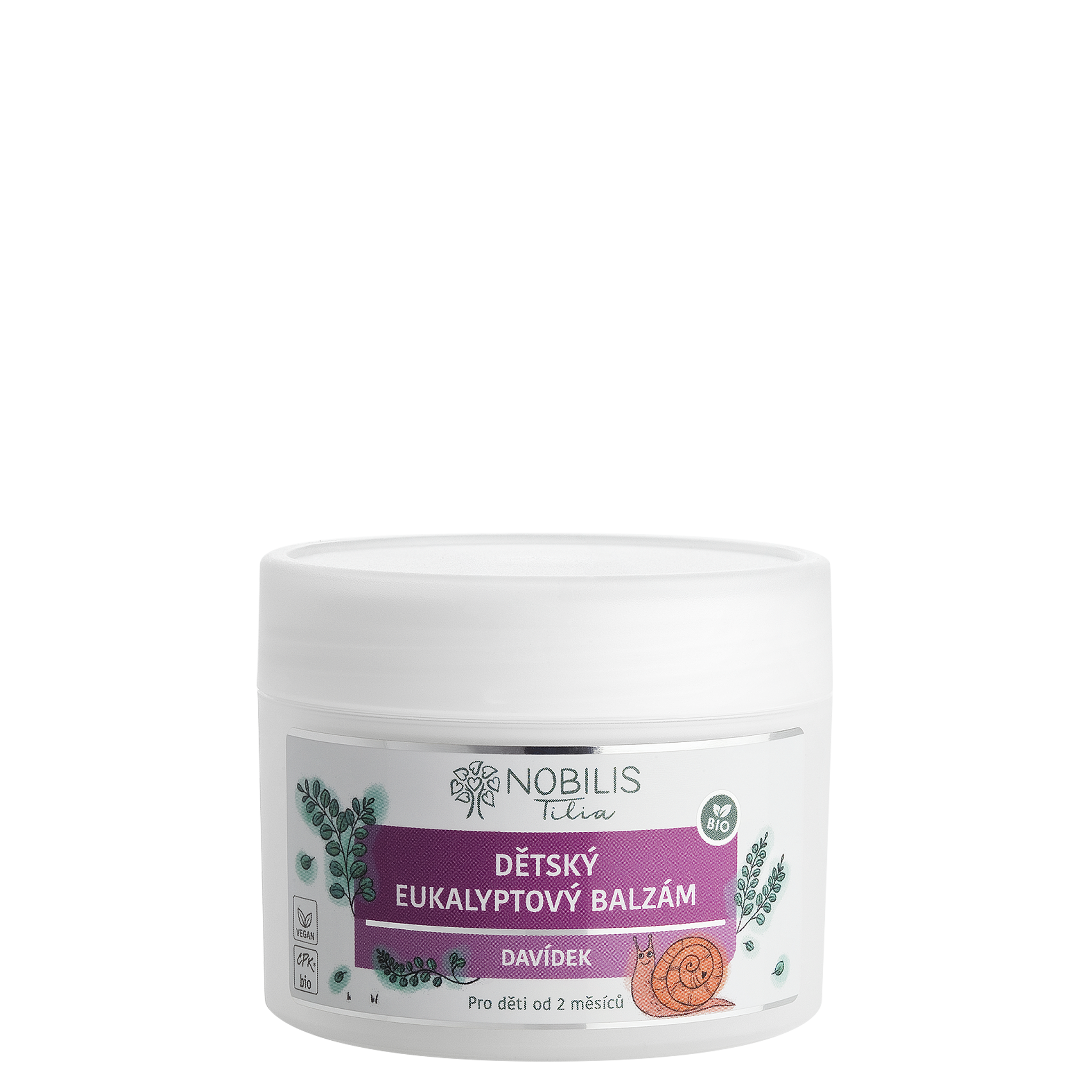 Nobilis Tilia Dětský eukalyptový BIO balzám Davídek (50 ml) - s oleji vhodnými už pro kojence od 9. týdne Nobilis Tilia