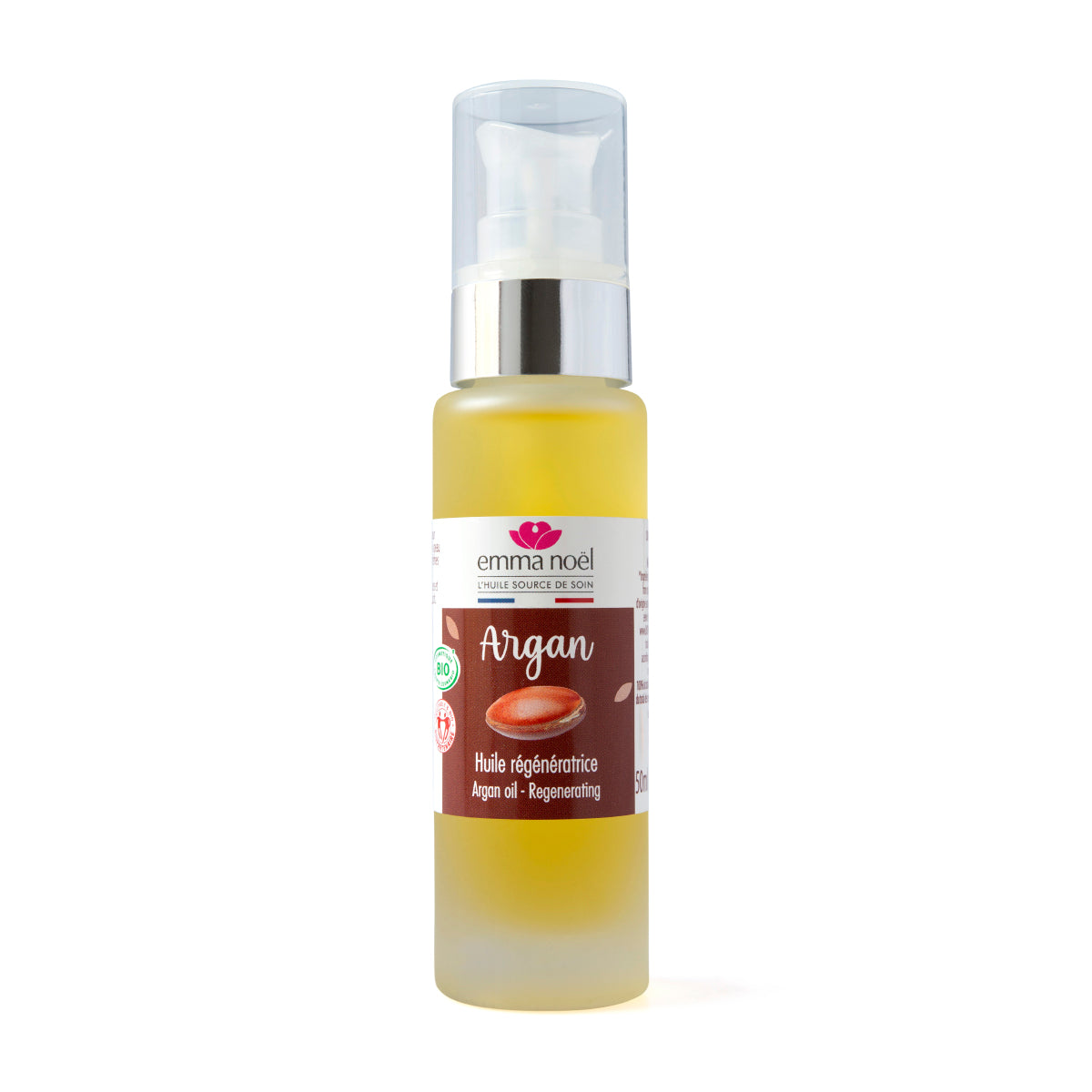 Olej pleťový argan 50 ml BIO   EMMA NOËL - vypíná a eliminuje drobné linky a vrásky Emma Noël