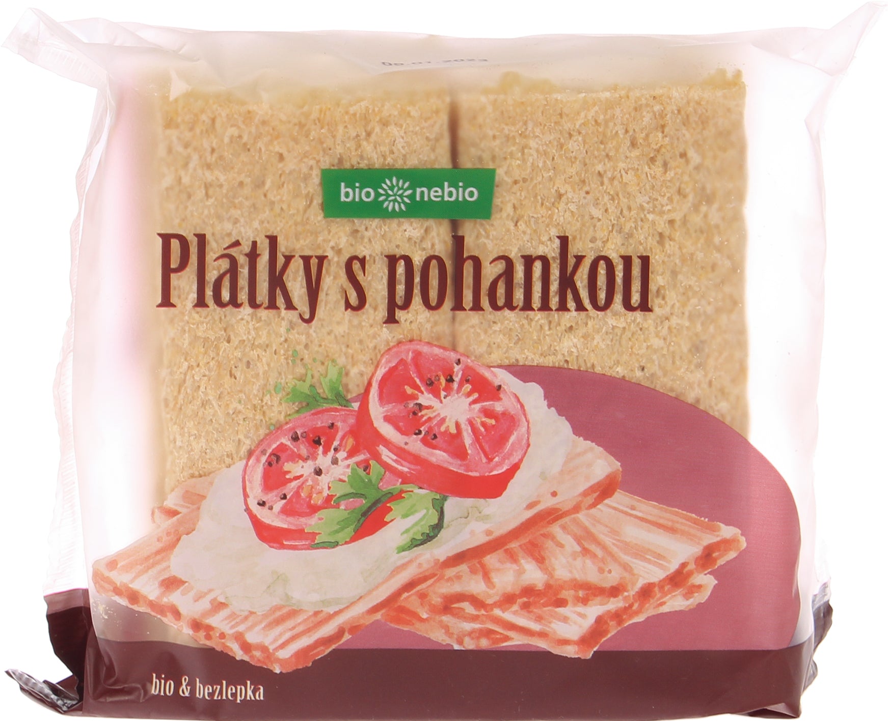 Plátky křupavé s pohankou 100 g BIO   BIO NEBIO - bezlepkové