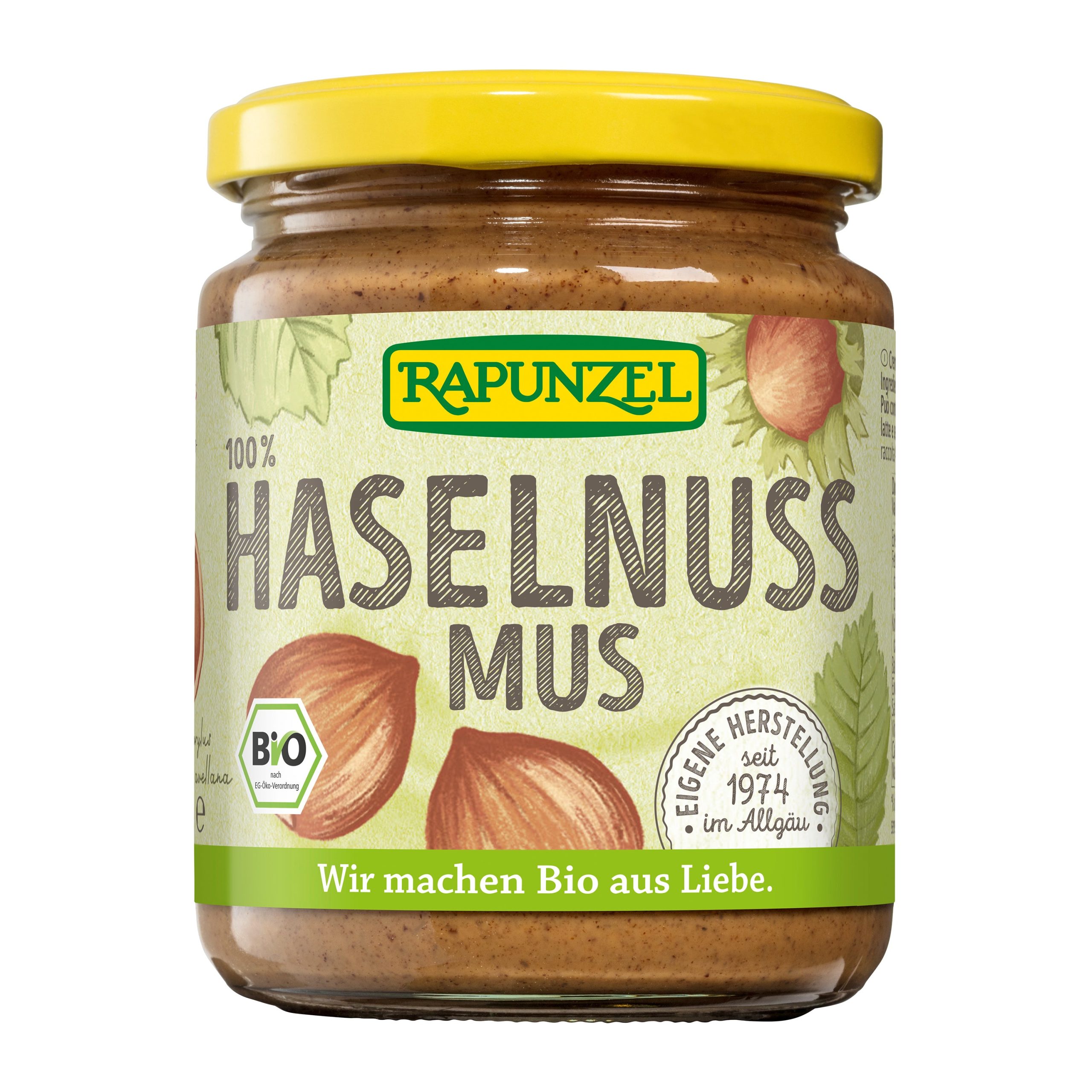 Rapunzel Pasta lískooříšková 100 % BIO (250 g) - šetrné pražení pro 100% oříškový požitek Rapunzel