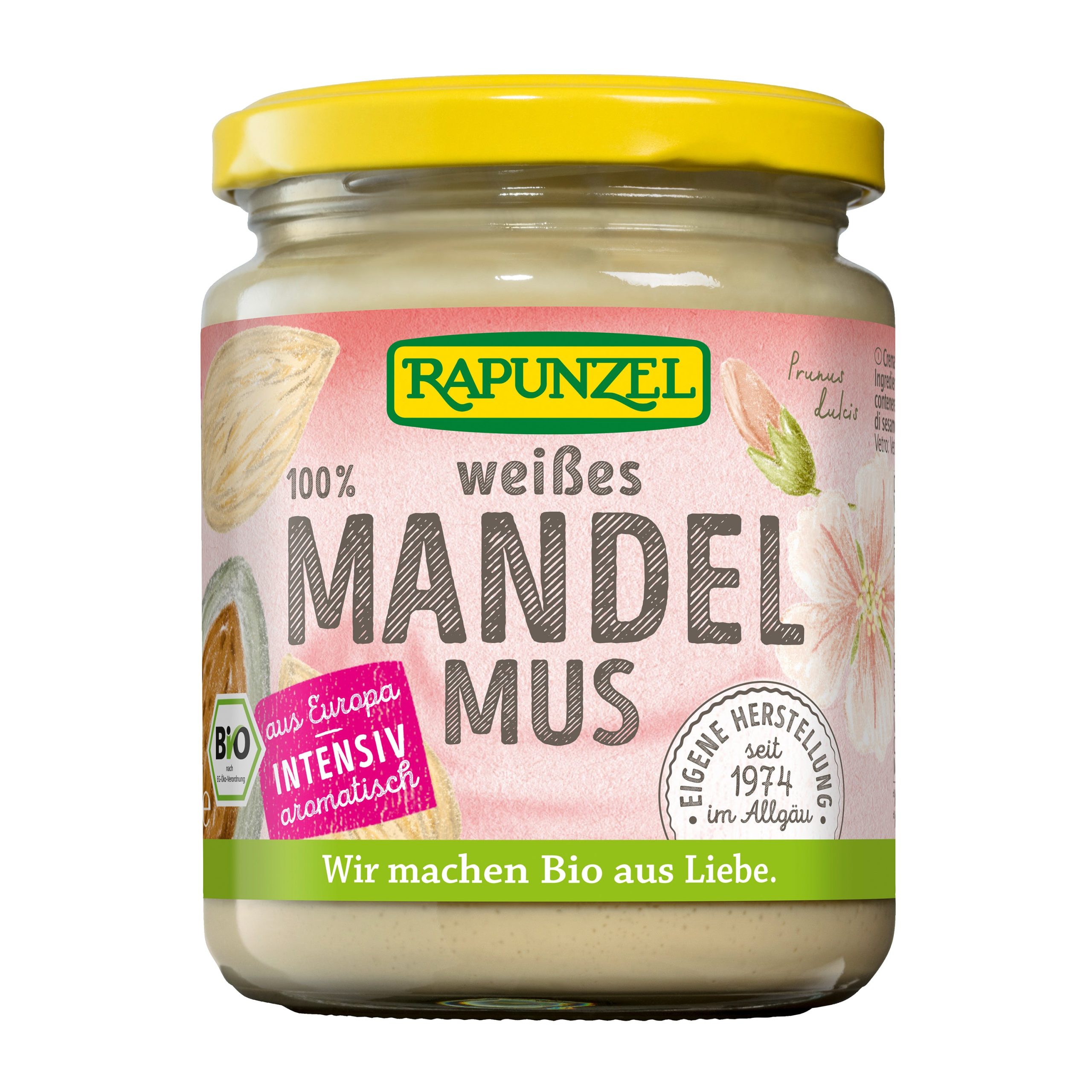 Rapunzel Pasta z nepražených mandlí 100 % BIO (250 g) - na lžičku či jako alternativa smetany Rapunzel