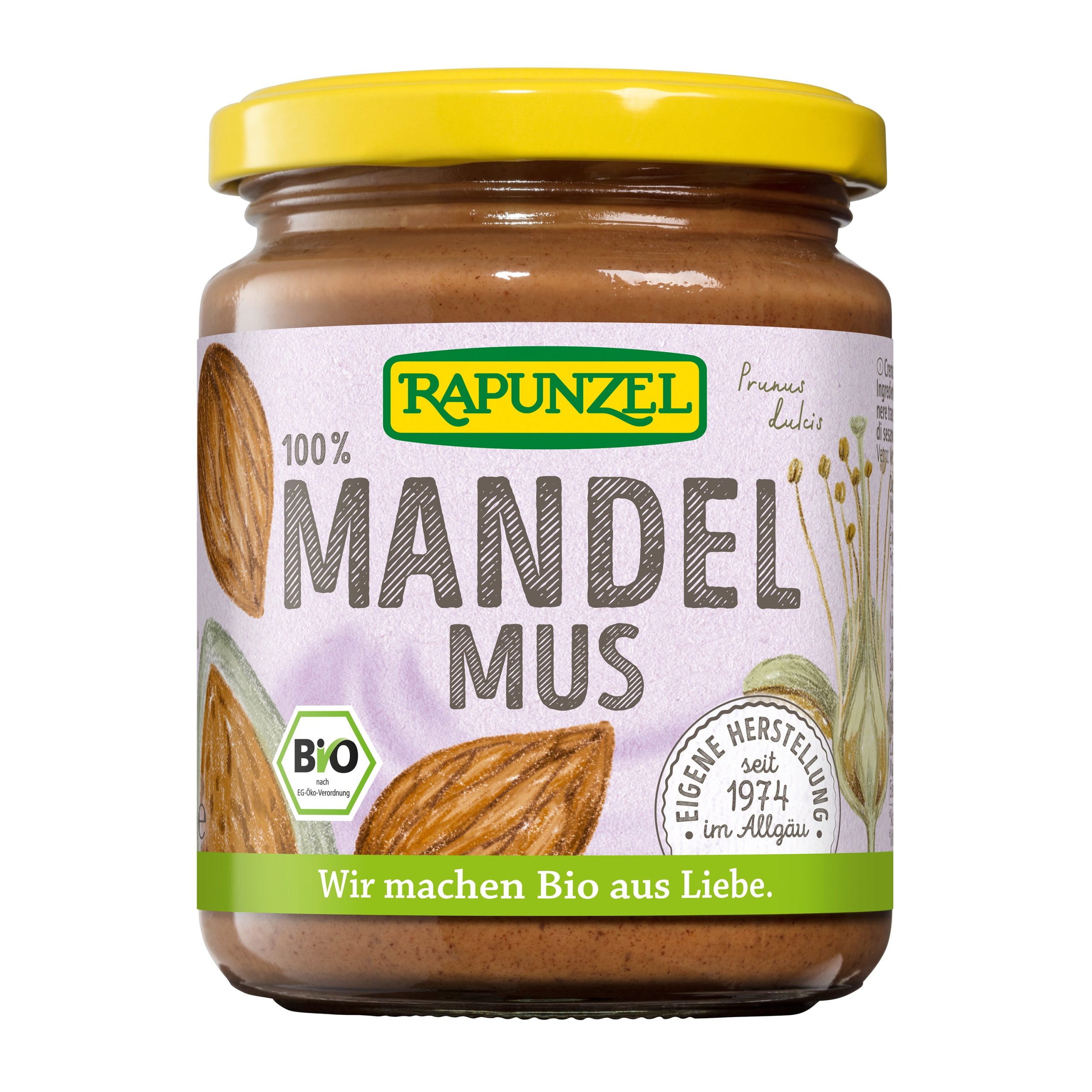 Rapunzel Pasta z pražených mandlí 100 % BIO (250 g) - šetrné pražení pro 100% oříškový požitek Rapunzel