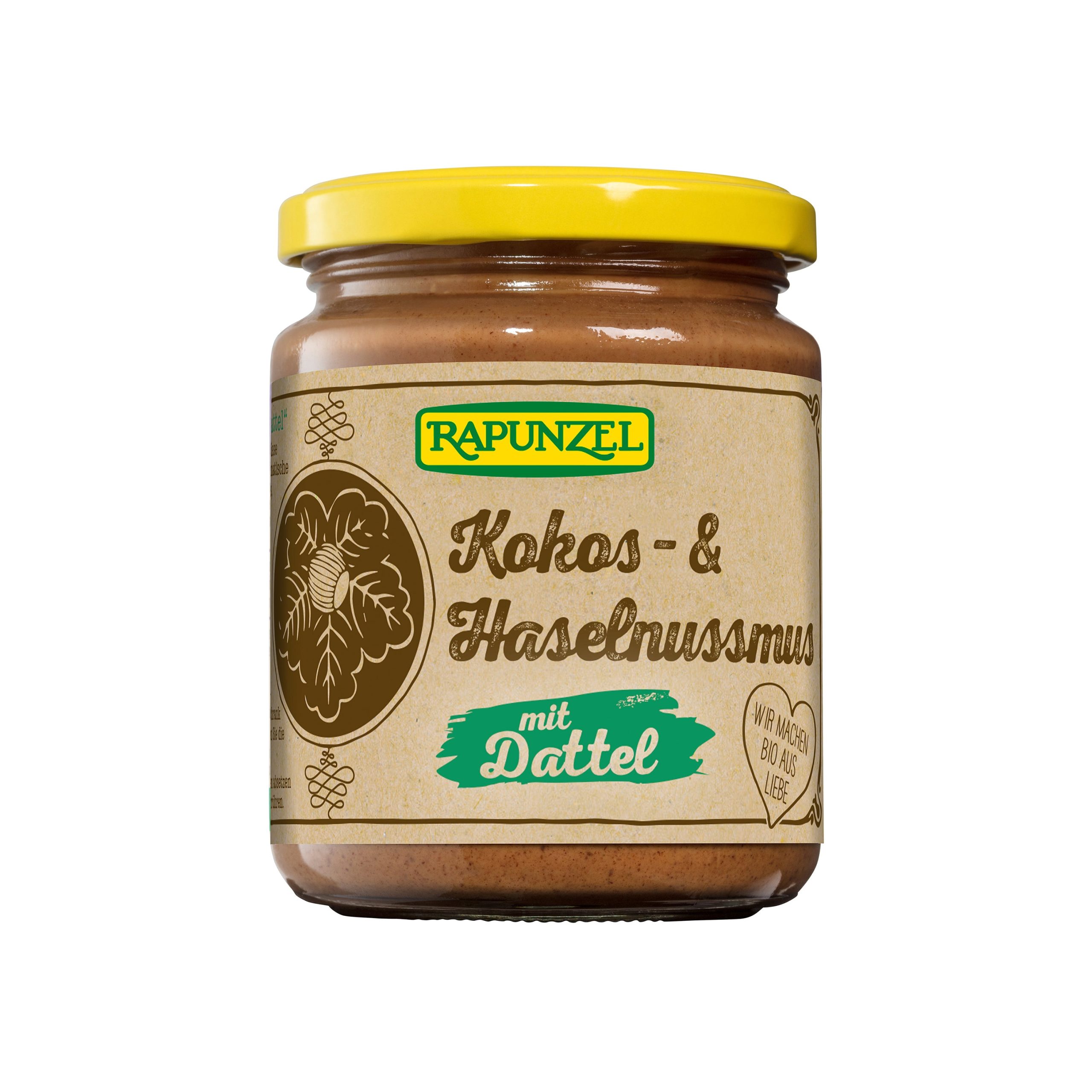 Rapunzel Pomazánka kokosovo-oříšková s datlemi BIO (250 g) - kokosová vůně