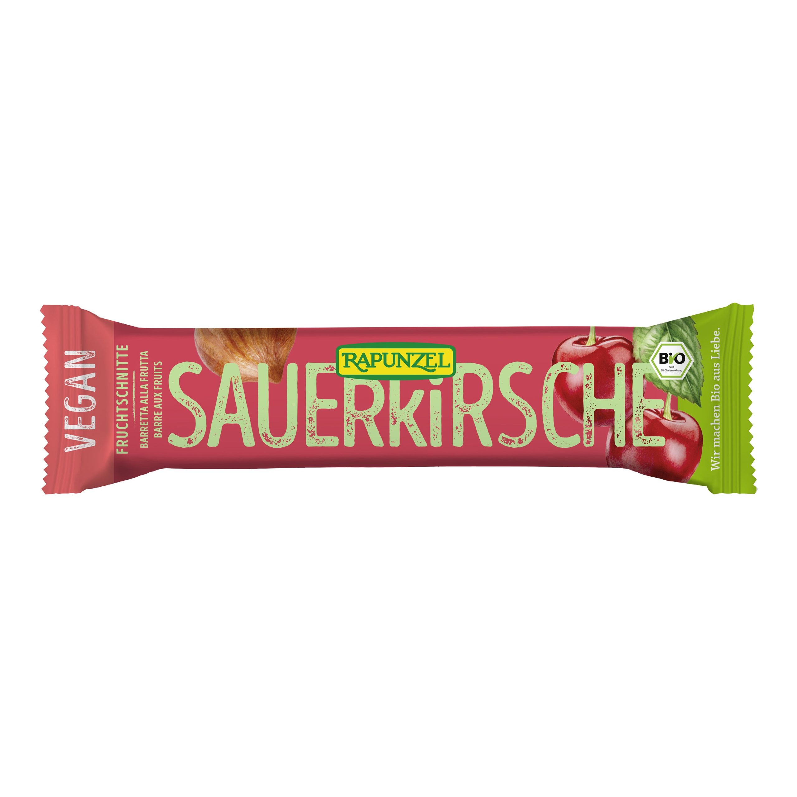 Rapunzel Tyčinka višeň BIO (40 g) - rychlý zdroj energie bez ulepených prstů Rapunzel