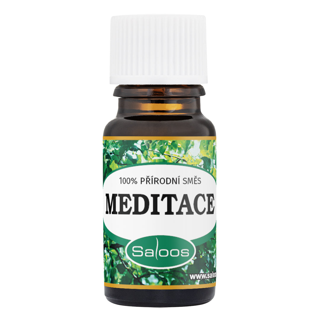 Saloos Směs esenciálních olejů Meditace (5 ml) - exotická vůně s kadidlovníkem a jasmínem Saloos