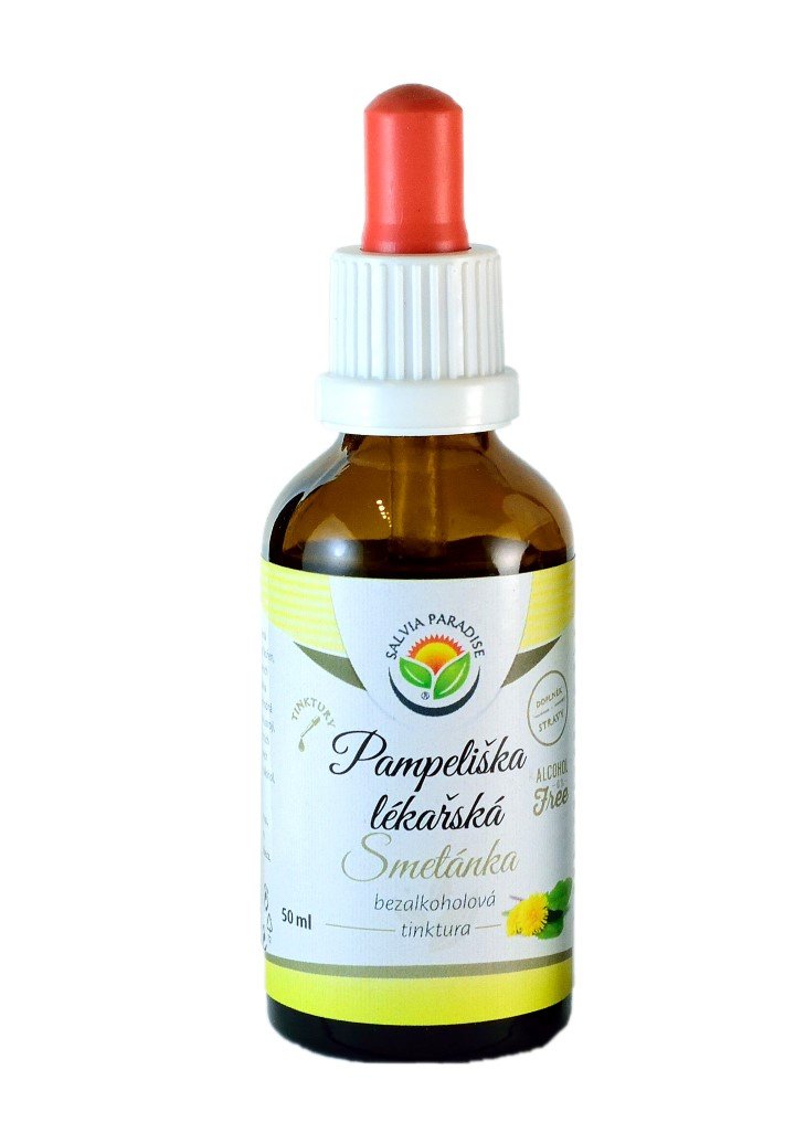 Salvia Paradise Pampeliška lékařská - tinktura bez ethanolu (50 ml) - bylinka do kapsy bez vaření čaje Salvia Paradise