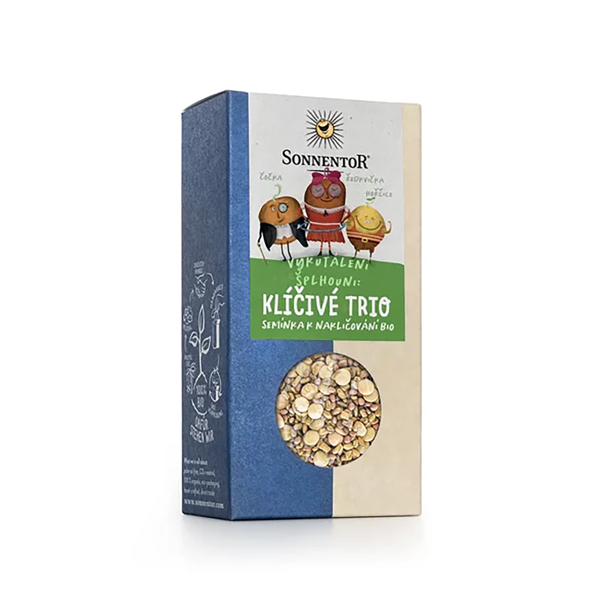 Sonnentor Klíčivé trio BIO (120 g) - čočka