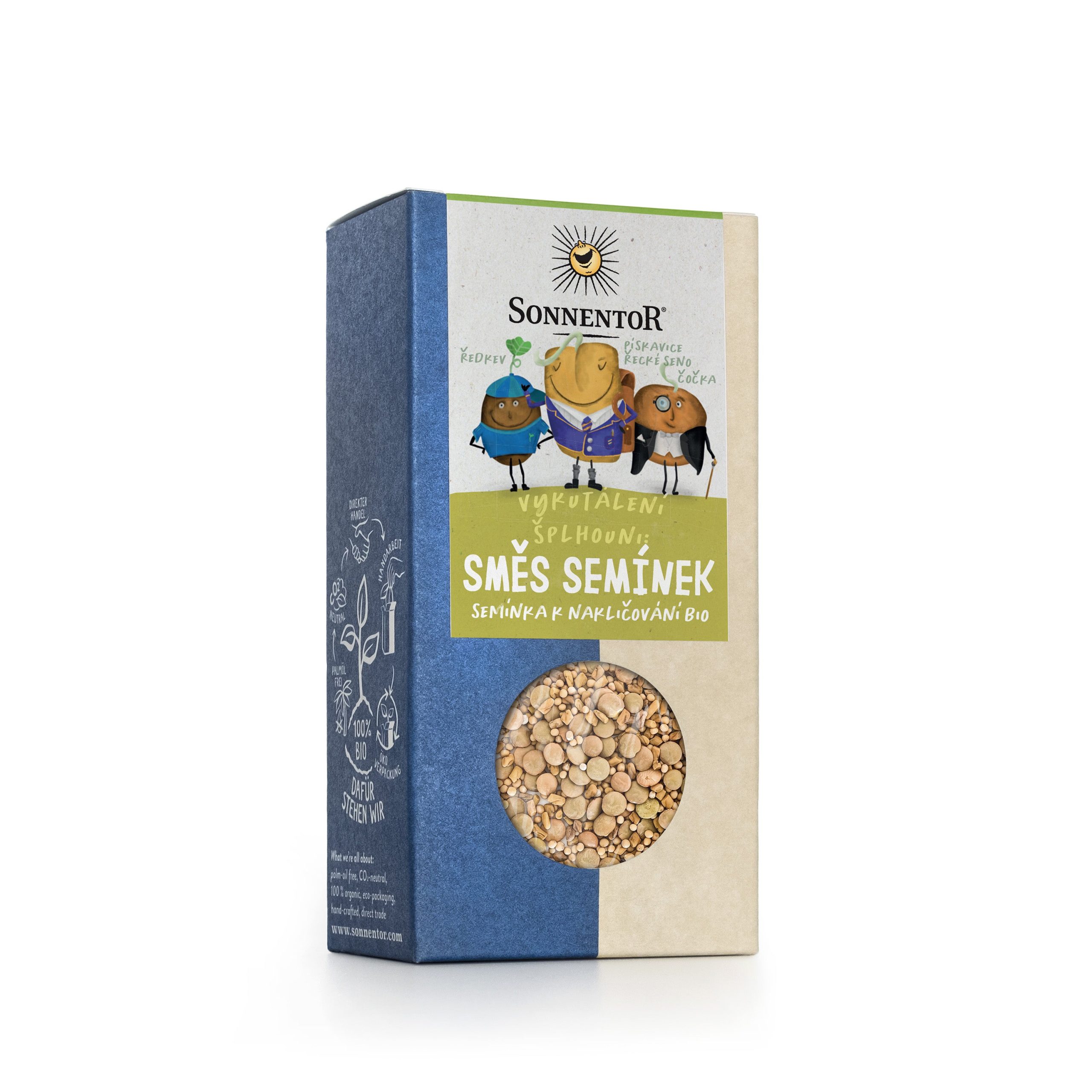 Sonnentor Směs semínek k nakličování BIO (120 g) - svěží chuť pískavice