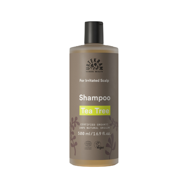 Urtekram Šampon s tea tree pro podrážděnou vlas. pokožku BIO - 500 ml - s levandulí a kůrou z magnolie Urtekram