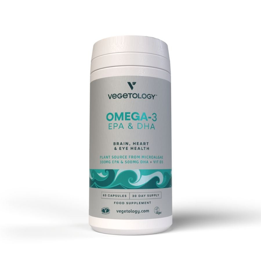 Vegetology Omega-3 (Opti3) - EPA a DHA s vitaminem D3 (60 kapslí) - z mořských řas