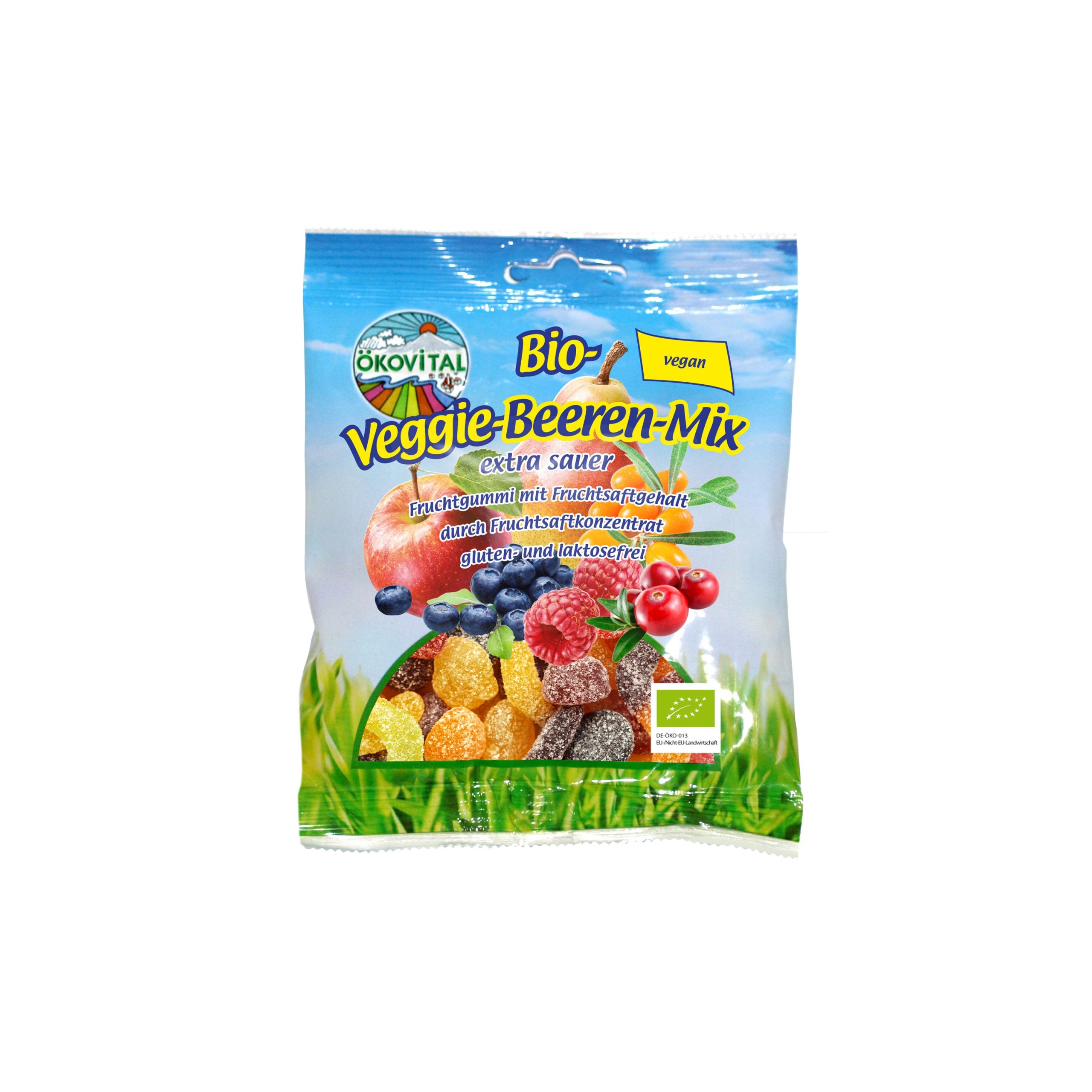 Želé bobule vegan 80 g BIO   ÖKOVITAL - extra kyselé